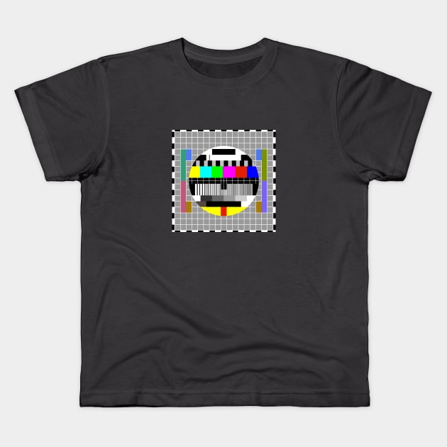 Test card grid Kids T-Shirt by t335